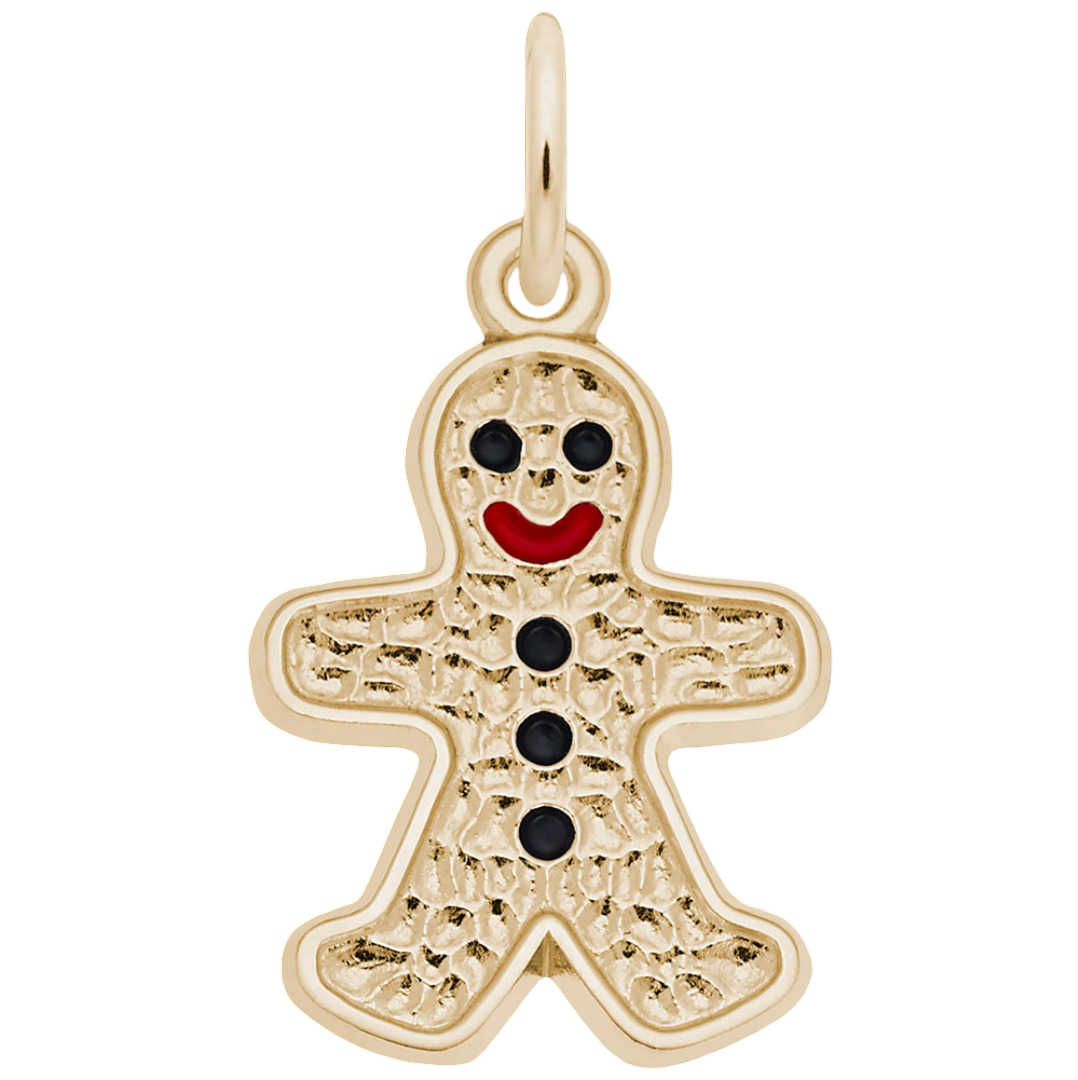 Gingerbread man charm
