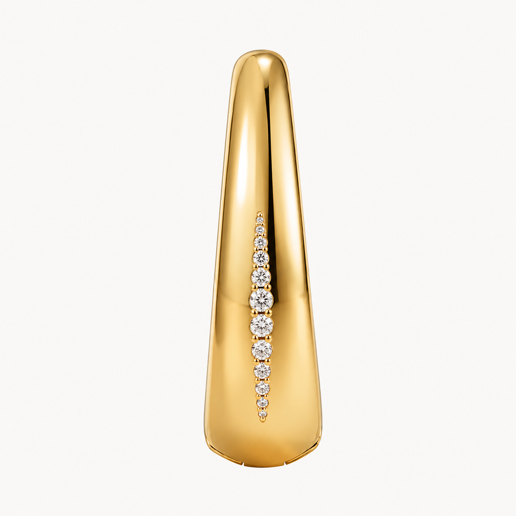 Hoops with diamonds